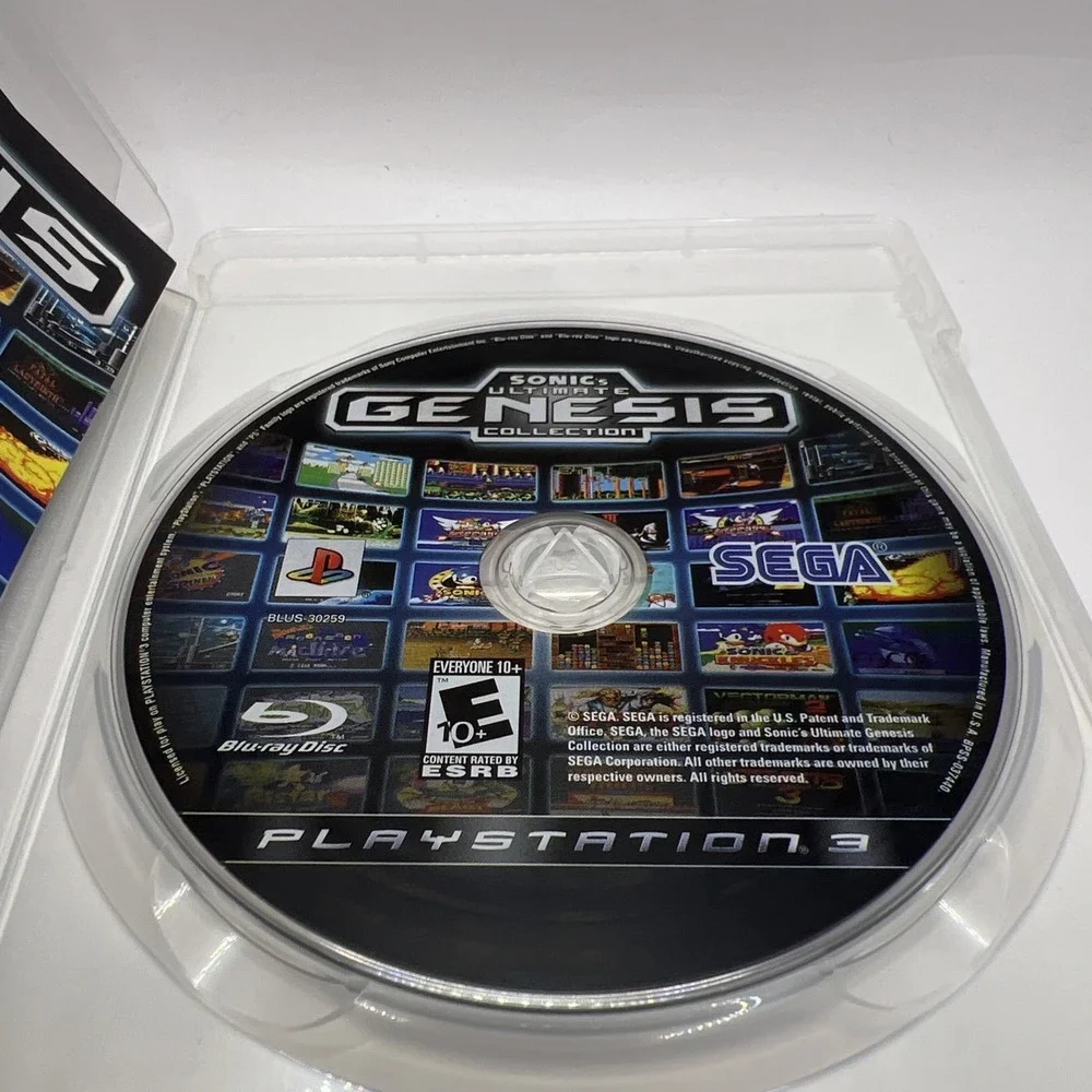 Sonic's Ultimate Genesis Collection (Sony PlayStation 3, 2009) Tested CIB